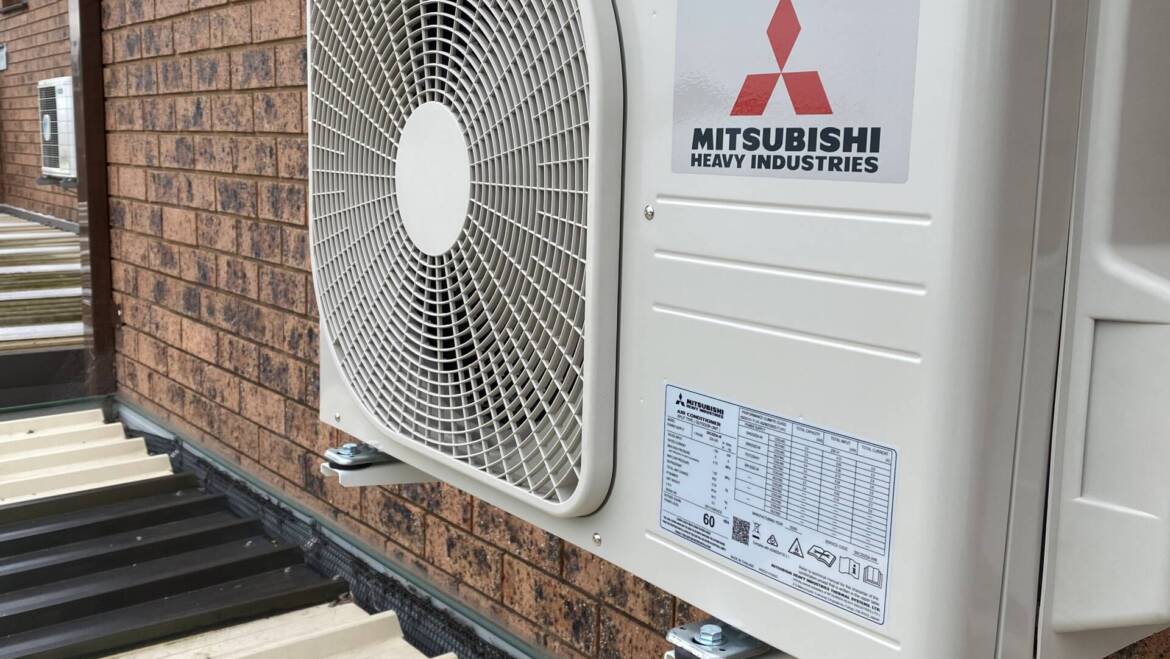 Project – Mitsubishi Heavy Industries split systems installation at Clontarf