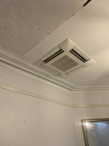 Cassette aircon installed at Cremorne.