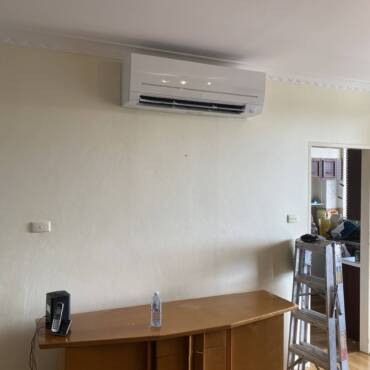 Project – Mitsubishi Electric split system installation at Cammeray.