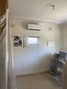 Daikin Cora air conditioner installed in a bedroom at Mosman