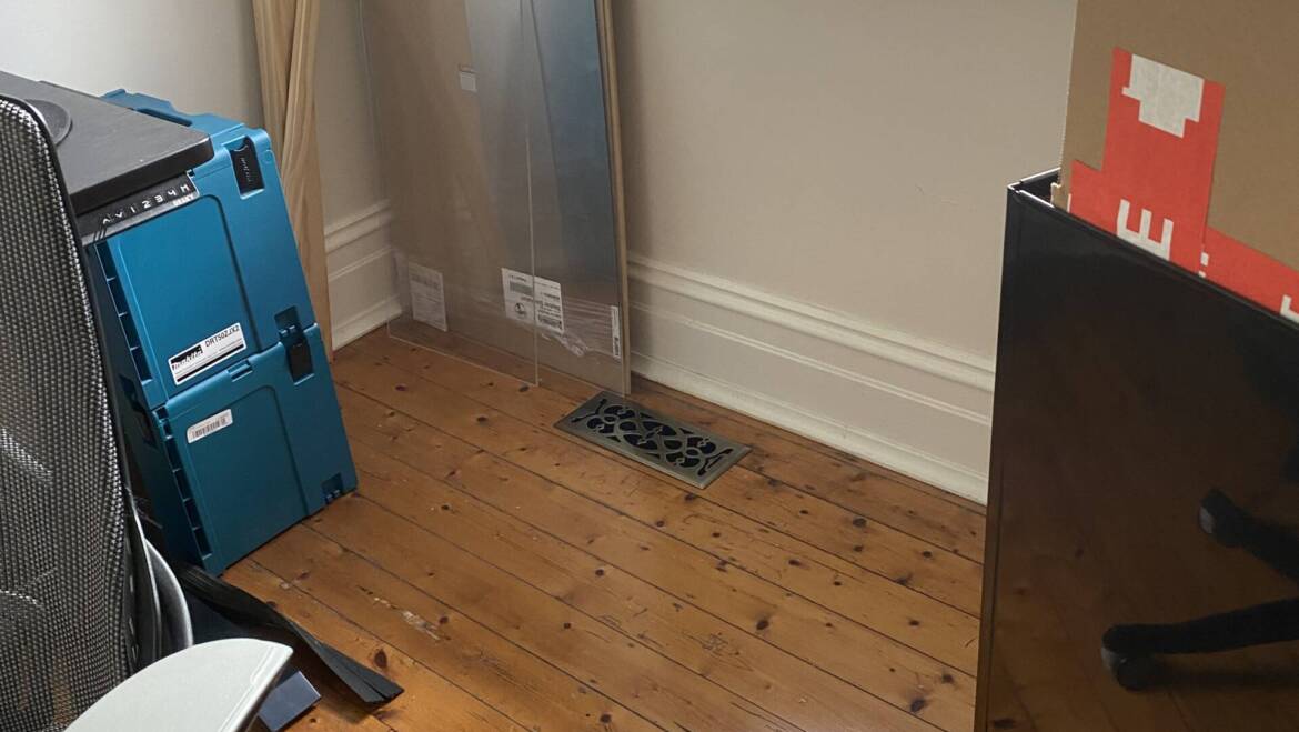 Project – Underfloor ducted system installation at Neutral Bay.