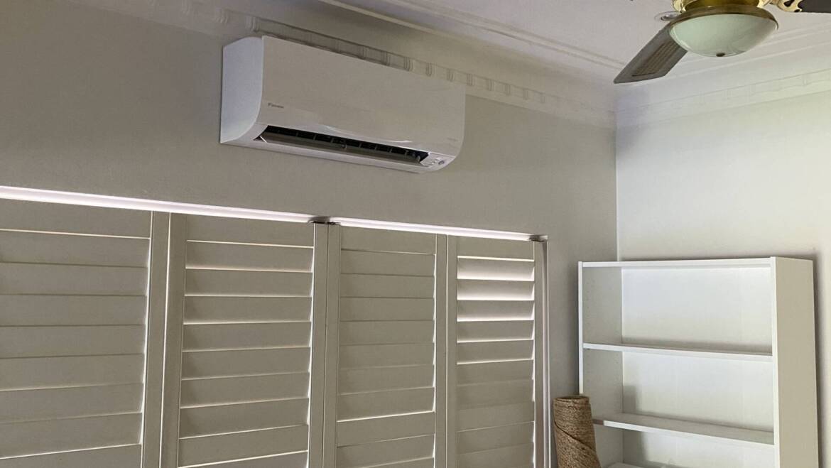 Project – Daikin split system installation at Neutral Bay
