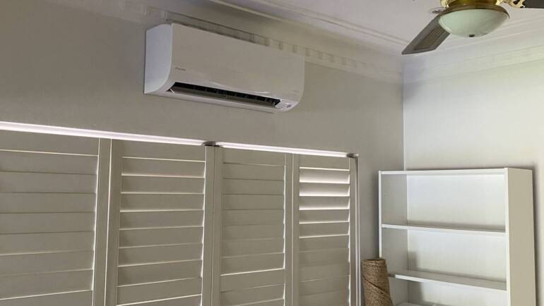 Project – Daikin split system installation at Neutral Bay