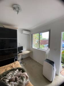 Split system installed in apartment block at Cremorne