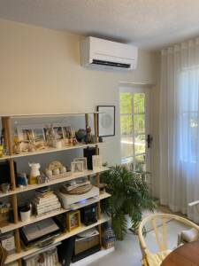 Mitsubishi Electric split system installed in apartment at Mosman