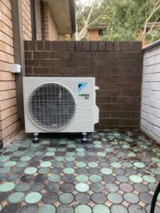 Daikin split system installed at Cremorne
