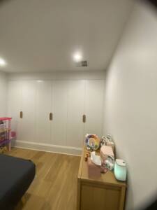 Multi directional square vent installed in a house at Neutral Bay