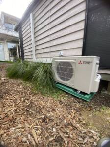 Mitsubishi split system installed at Mosman